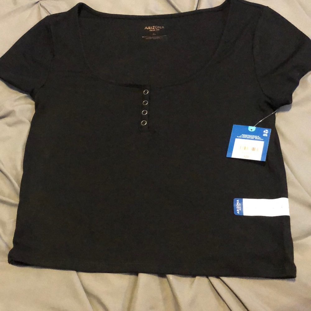 Arizona jean CO black tee size XL NEW WITH TAGS